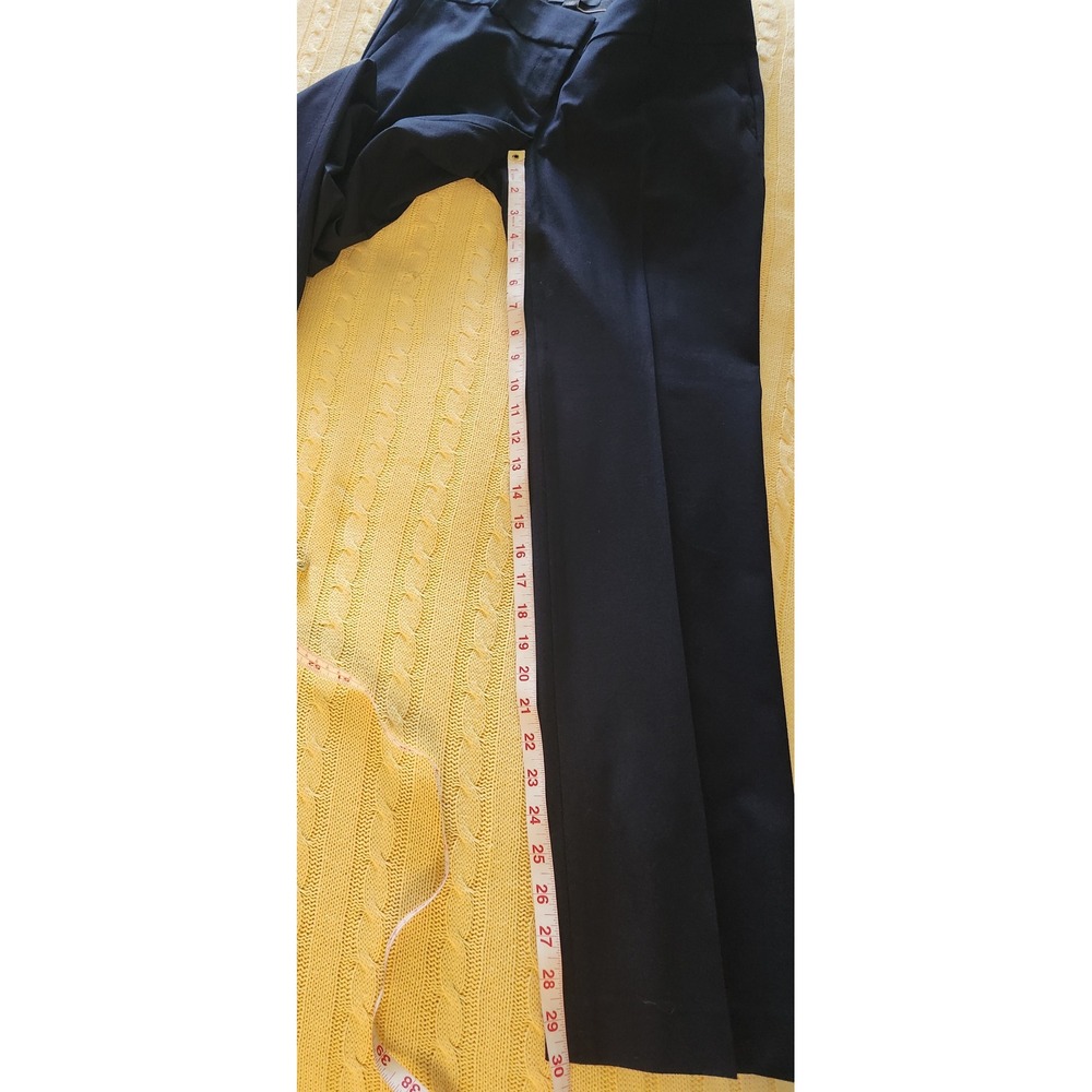 Ann Taylor Black Straight Leg Dress Pants – Classic Professional Fit Size 2P - Picture 5 of 5